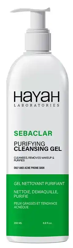 Sebaclar purifying cleansing gel 200 ml