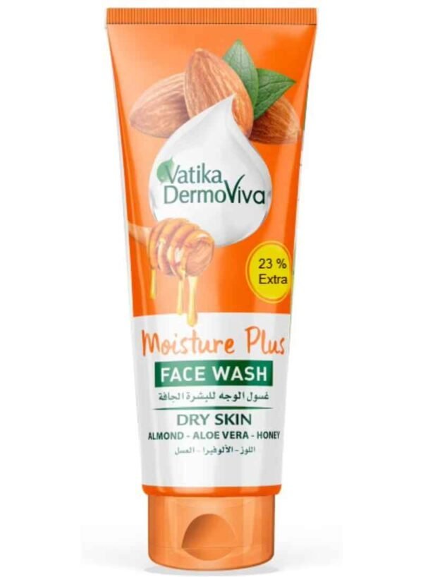 DermoViva moisture plus face wash with almond 150ml