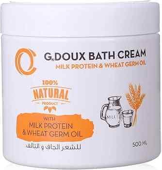 G Doux bath cream with milk protein & wheat germ oil